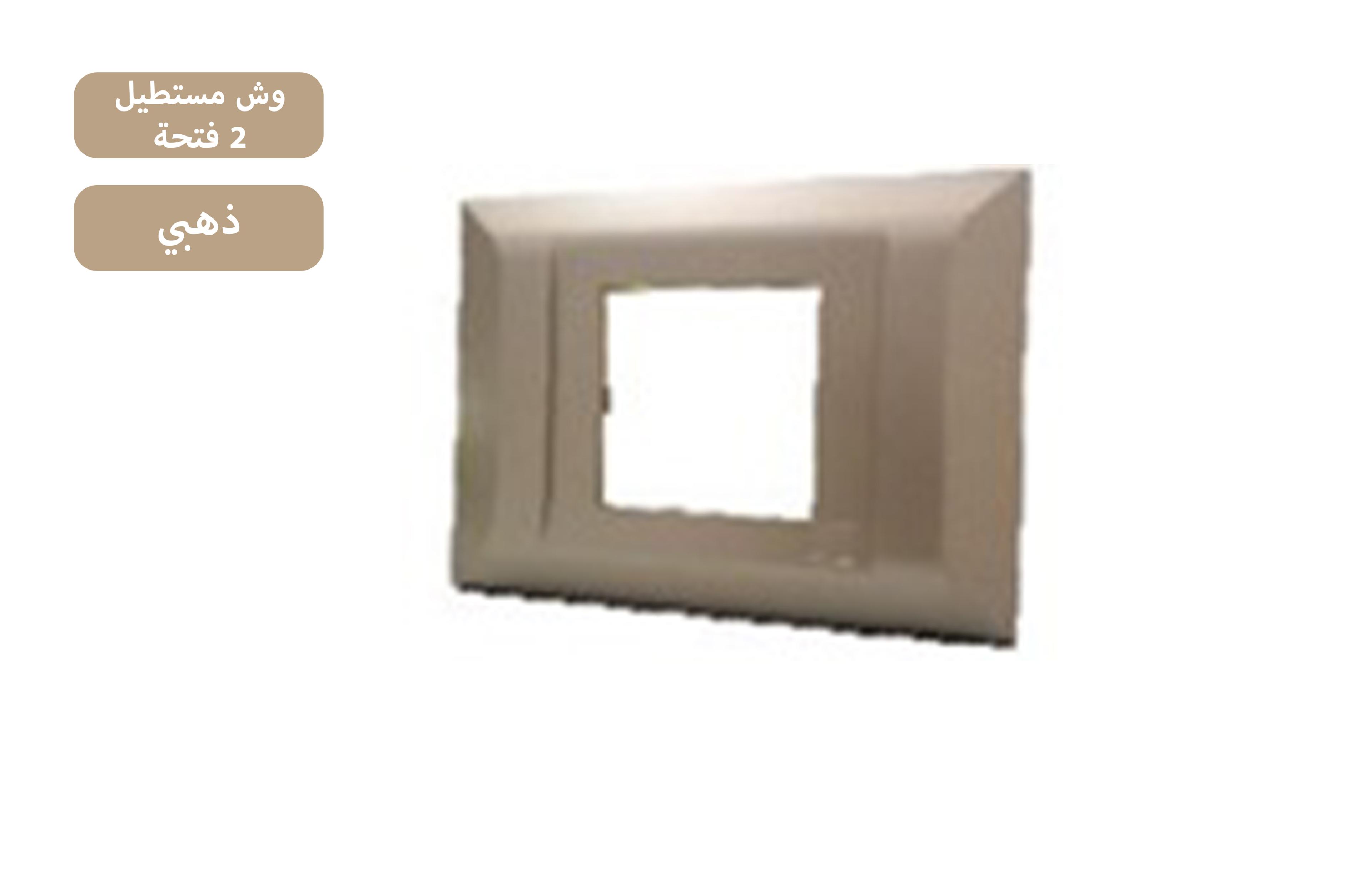 وش 2 فتحة ذهبي MK مستطيل