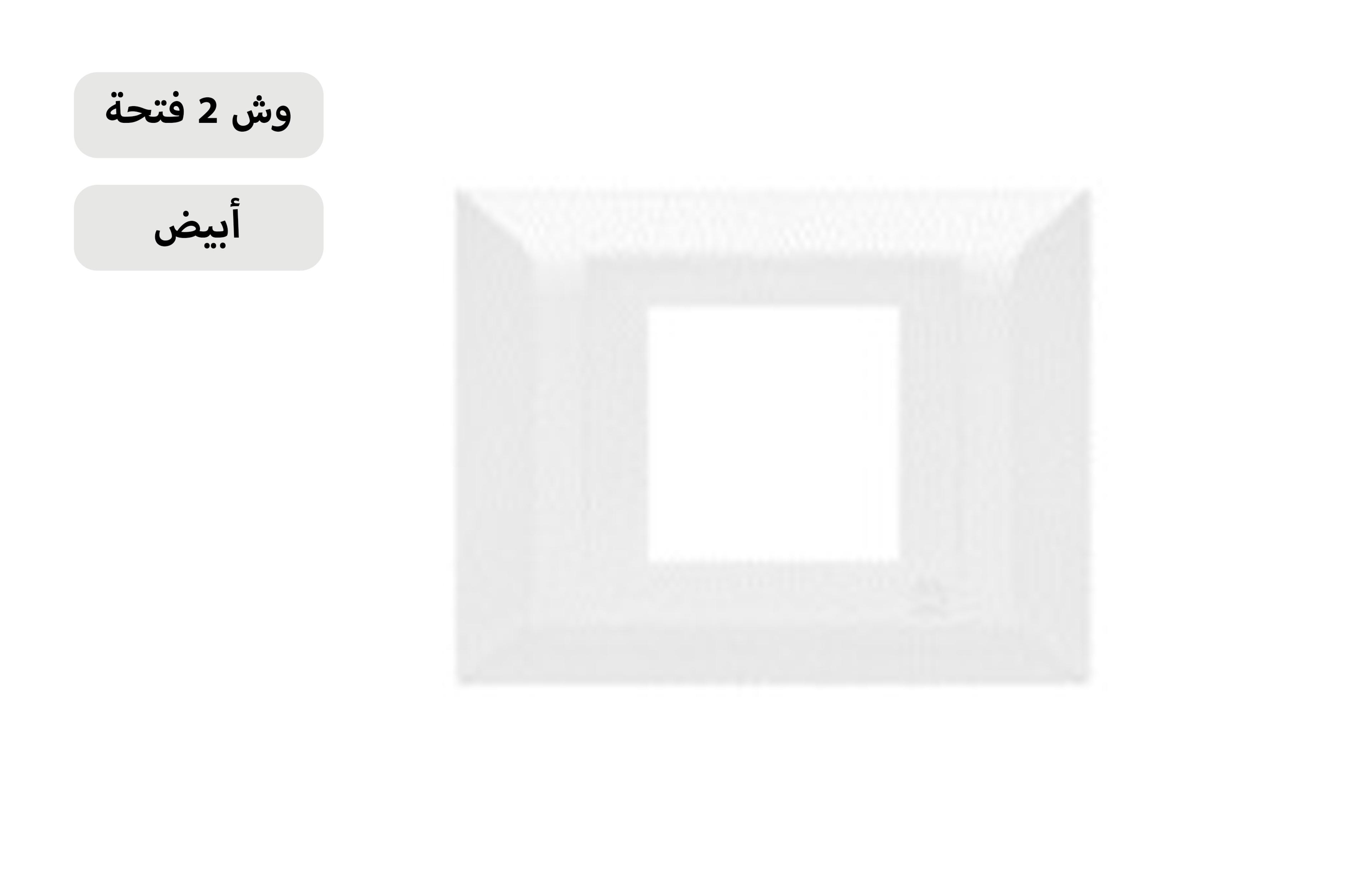 وش 2 فتحة بيج MK مستطيل